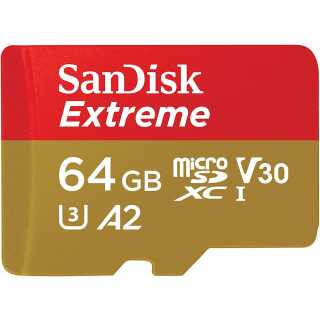 64GB microSD Extreme Speicherkarte - bis 100MB/s - Mietartikel